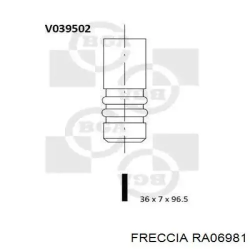 RA06981 Freccia Balanceiro de válvula (balanceiro de válvulas)
