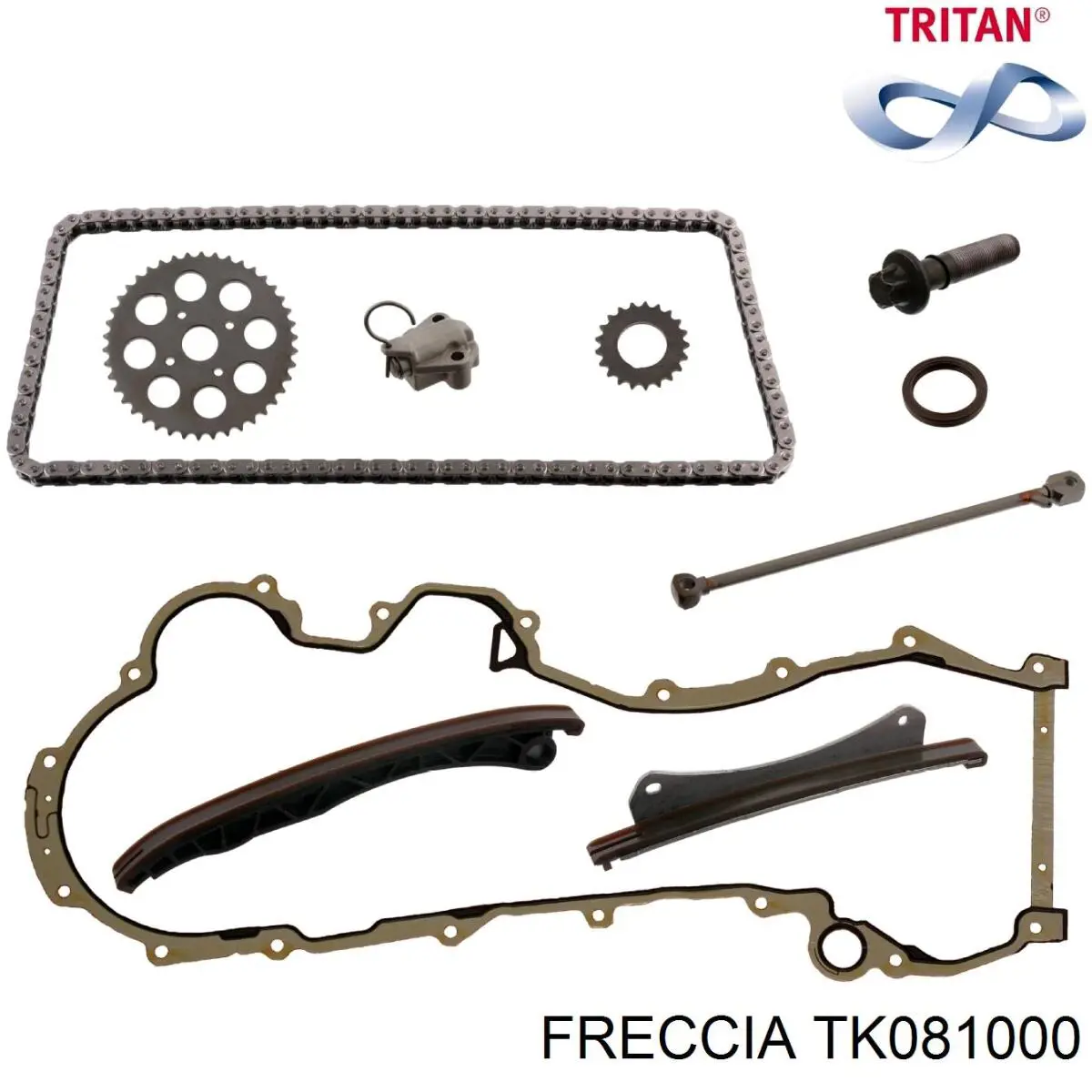 Cadeia do mecanismo de distribuição de gás, kit Freccia TK081000 preço, a partir de 65,41 USD