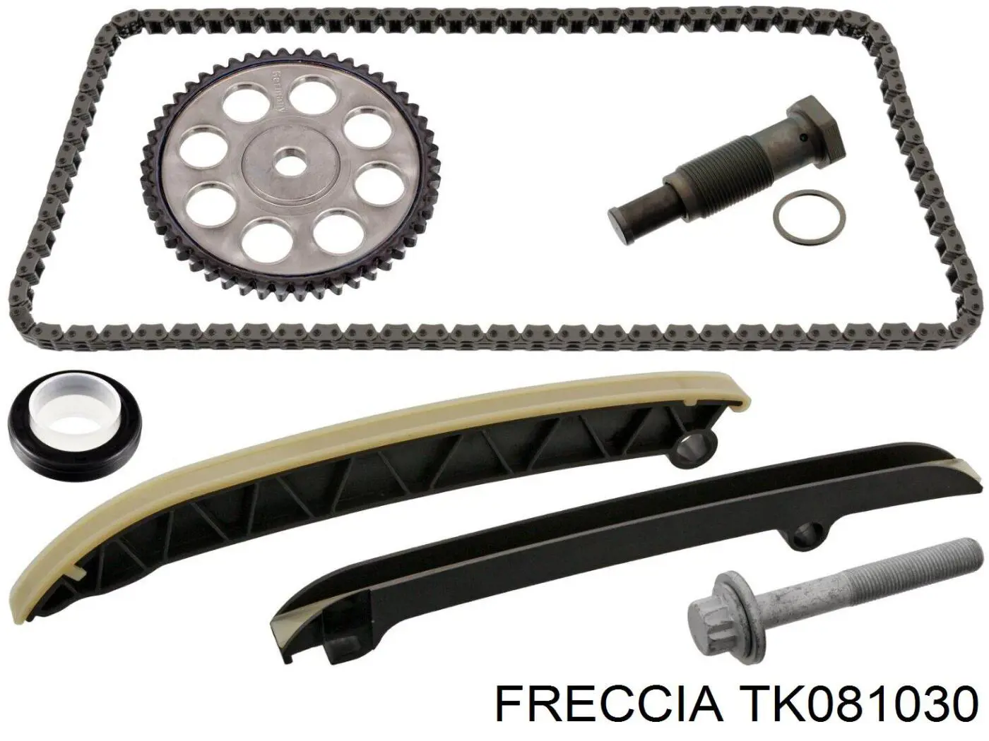 58349 Metalcaucho Cadeia do mecanismo de distribuição de gás, kit