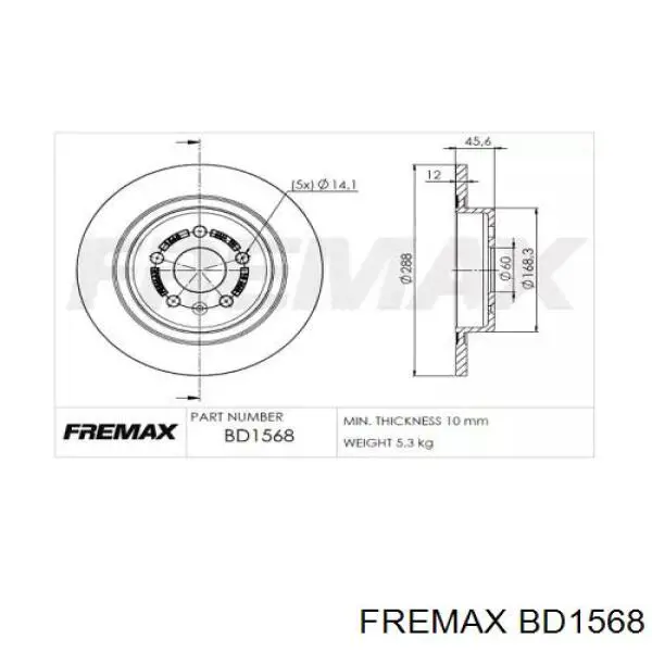Compre DDF2425C Ferodo Disco do freio traseiro