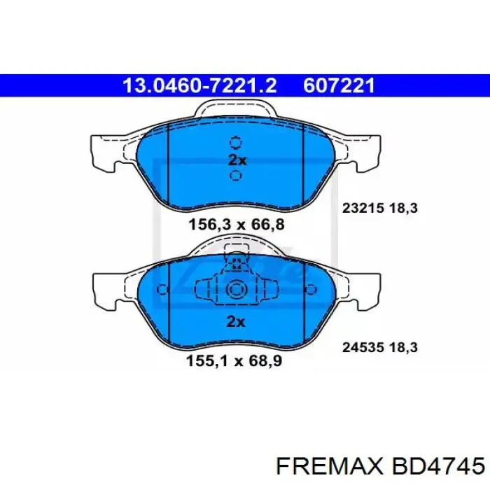 Compre BD4745 Fremax Disco do freio traseiro