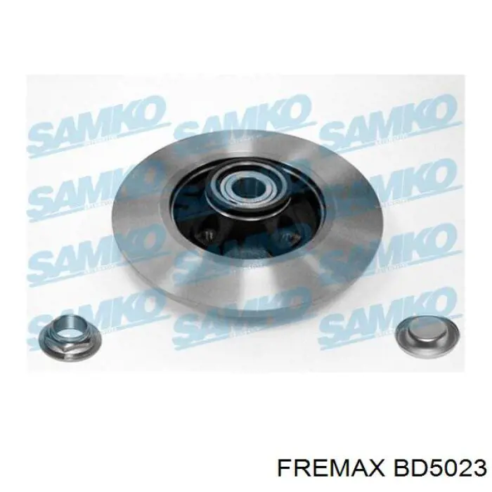 Disco do freio traseiro BD5023 Fremax