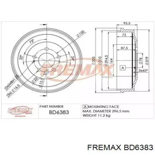 Tambor do freio traseiro Borg&beck BBR7275 preço, a partir de 89,62 USD