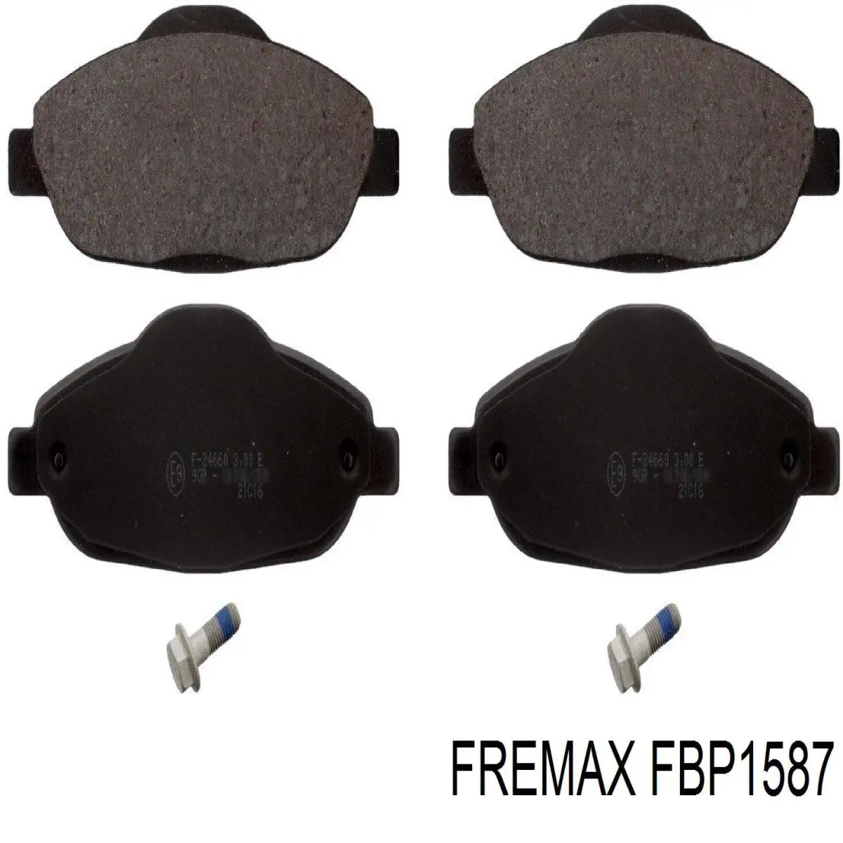 Compre FBP1587 Fremax Sapatas do freio dianteiras de disco