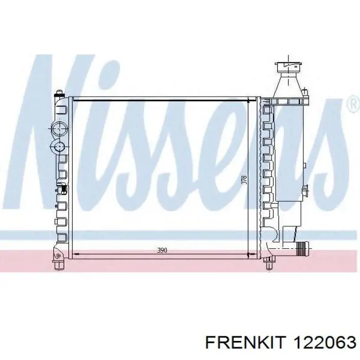 Compre 122063 Frenkit Kit de reparação de cilindro mestre do freio