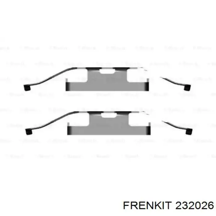 Kit de reparação de suporte do freio traseiro Frenkit 232026 preço, a partir de 18,40 USD