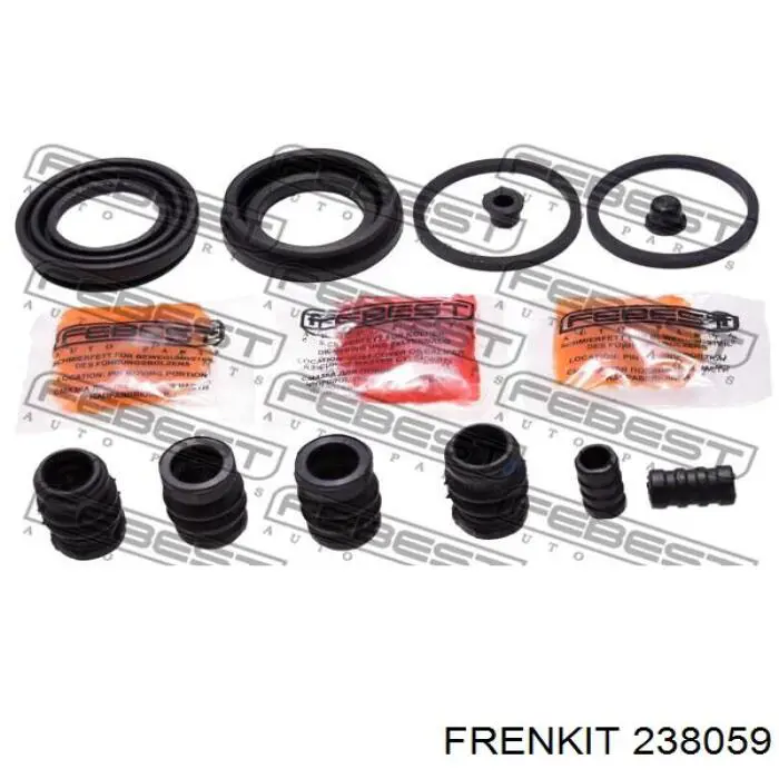 Kit de reparação de suporte do freio dianteiro Frenkit 238059 preço, a partir de 11,17 USD