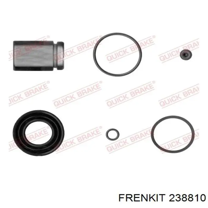 238810 Frenkit Kit de reparação de suporte do freio dianteiro