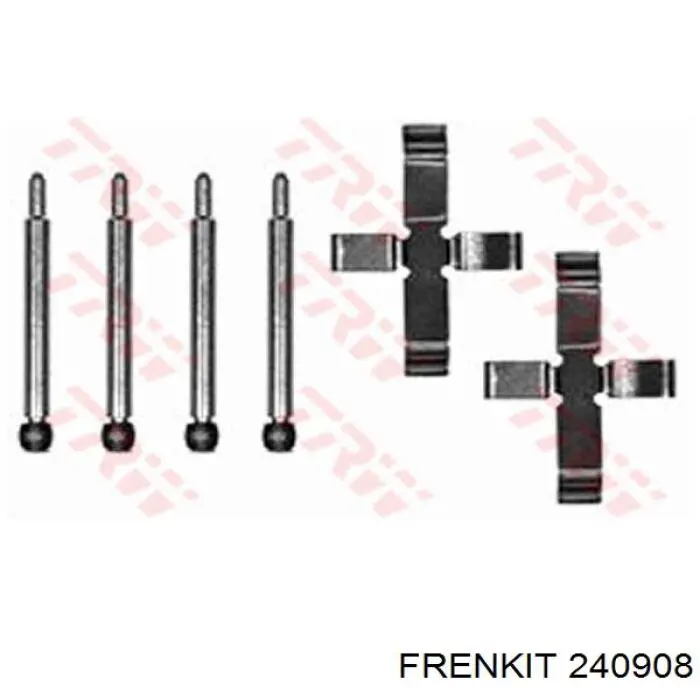 Compre 240908 Frenkit Kit de reparação de suporte do freio traseiro
