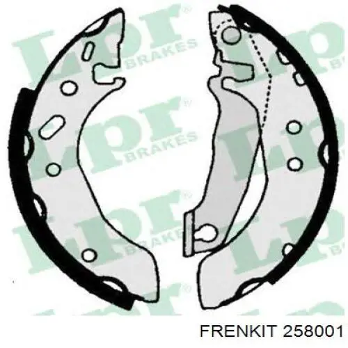 Compre 258001 Frenkit Kit de reparação de suporte do freio traseiro