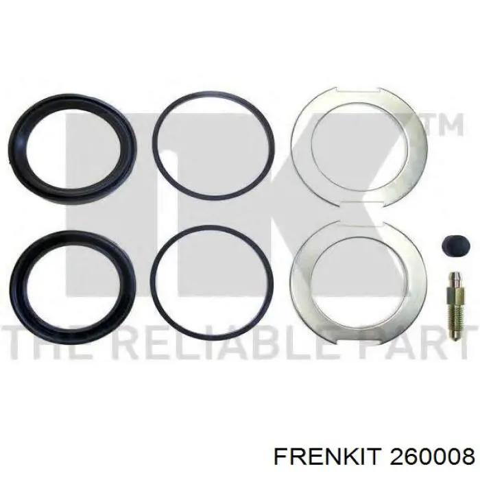 Kit de reparação de suporte do freio dianteiro Frenkit 260008 preço, a partir de 6,54 USD