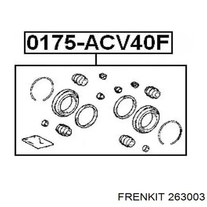 Compre 263003 Frenkit Kit de reparação de suporte do freio dianteiro