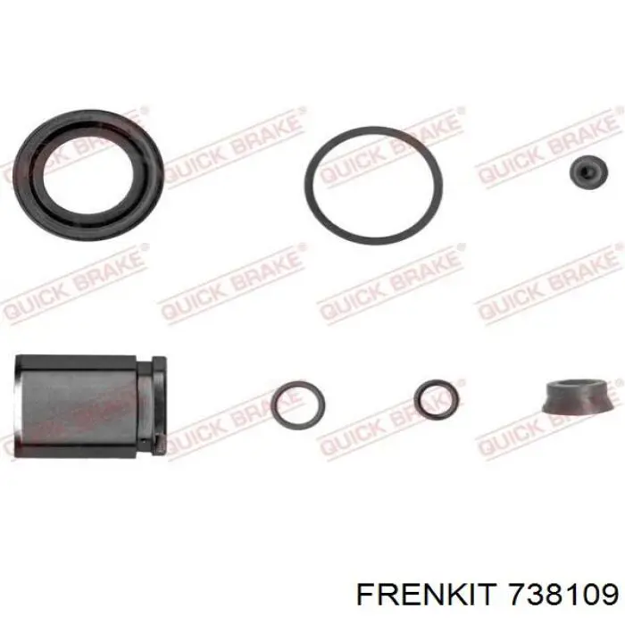 Compre 440229 ERT Kit de reparação de suporte do freio traseiro