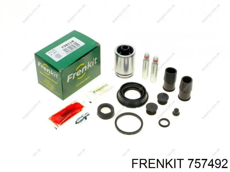 757492 Frenkit Kit de reparação de suporte do freio dianteiro