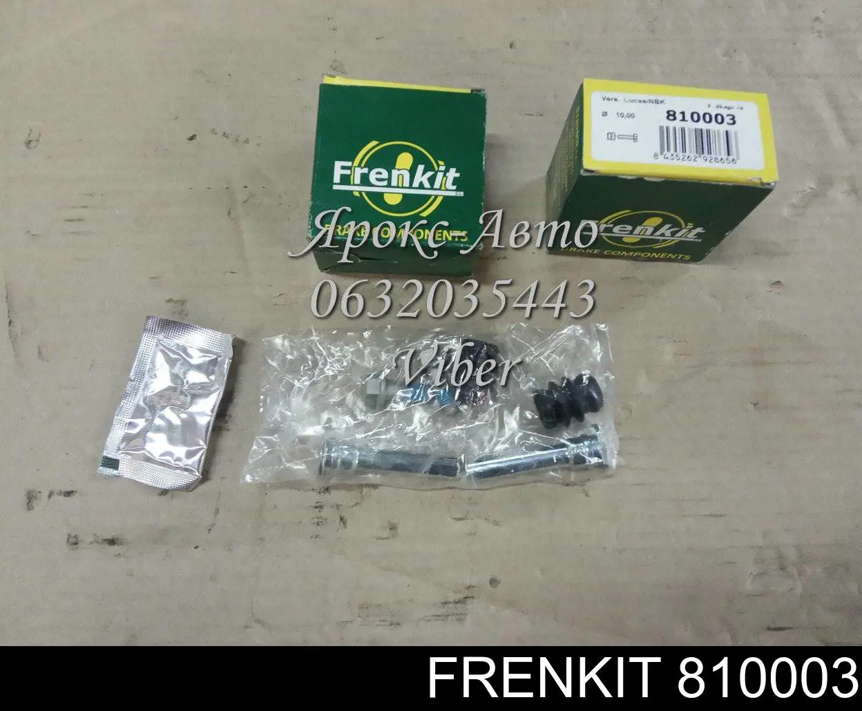 810003 Frenkit Kit de reparação de suporte do freio traseiro