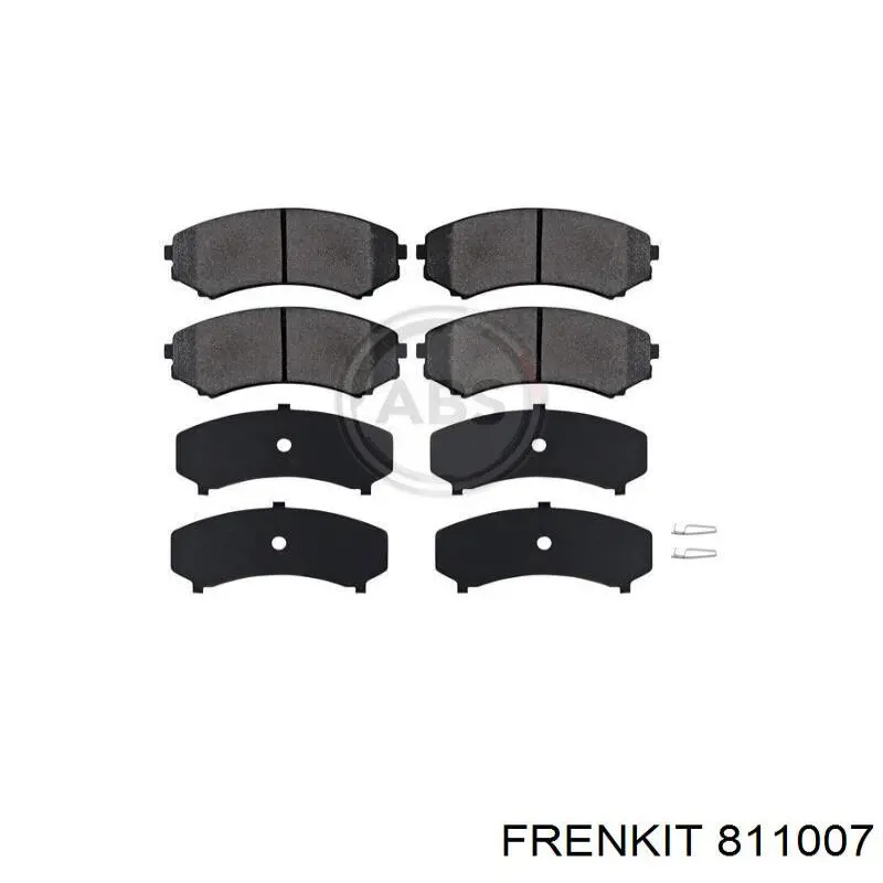 811007 Frenkit Kit de reparação de suporte do freio dianteiro