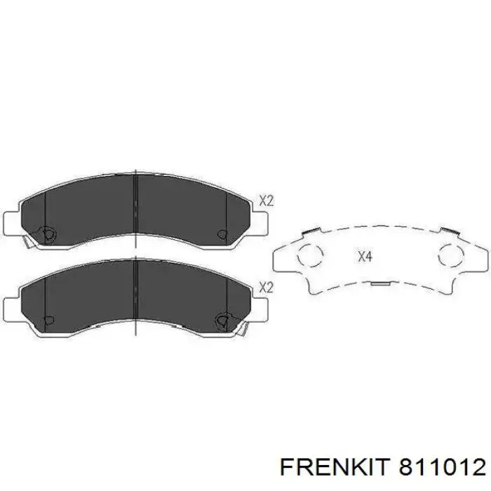 Compre 811012 Frenkit Kit de reparação de suporte do freio dianteiro