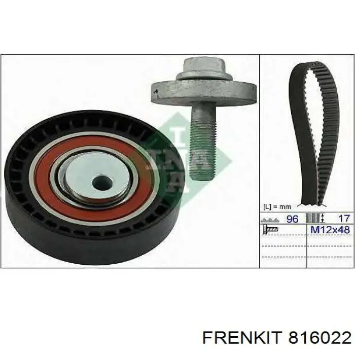 Kit de reparação de suporte do freio dianteiro Frenkit 816022 preço, a partir de 13,87 USD