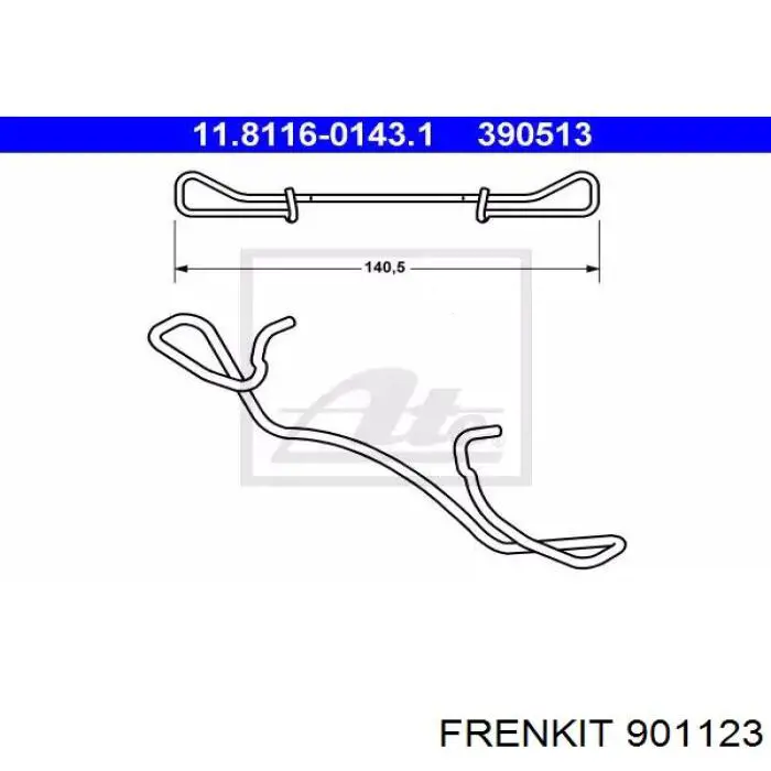 Fechadura de mola de suporte Frenkit 901123 preço, a partir de 5,31 USD