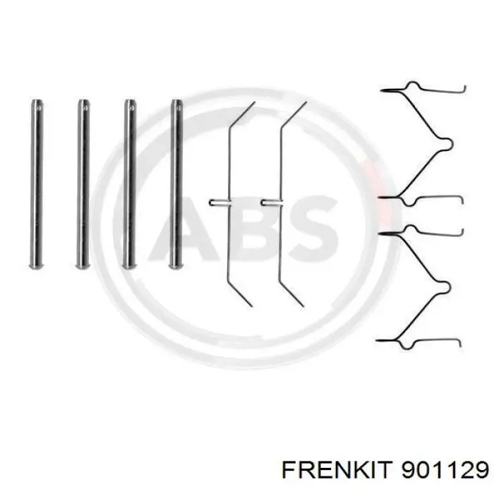 901129 Frenkit Kit de reparação das sapatas do freio