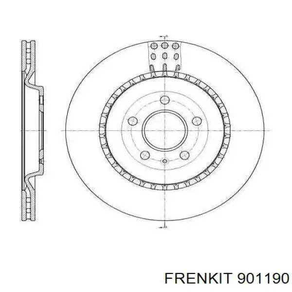 Kit de reparação das sapatas do freio Frenkit 901190 preço, a partir de 13,07 USD