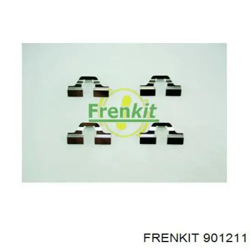 901211 Frenkit Sapatas do freio traseiras de disco