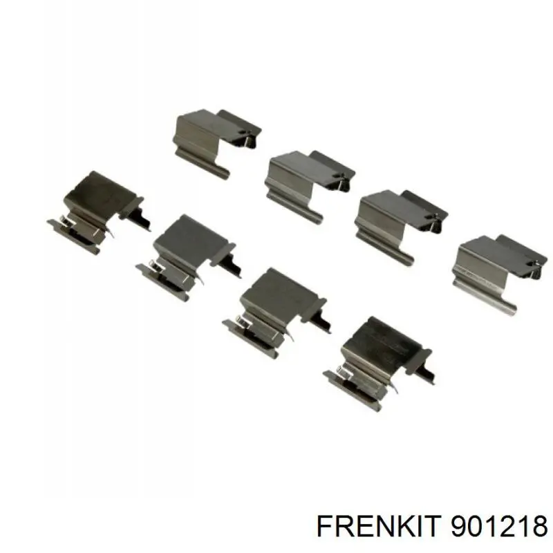 901218 Frenkit Kit de molas de fixação de sapatas de disco dianteiras