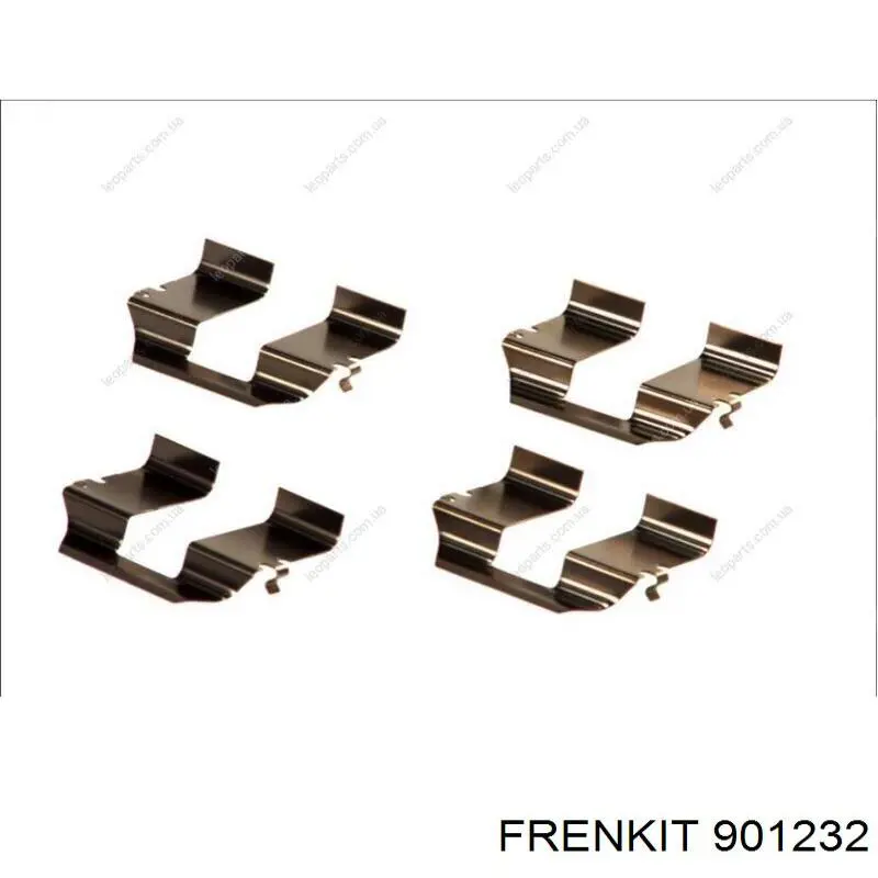 Kit de molas de fixação de sapatas de disco traseiras 901232 Frenkit