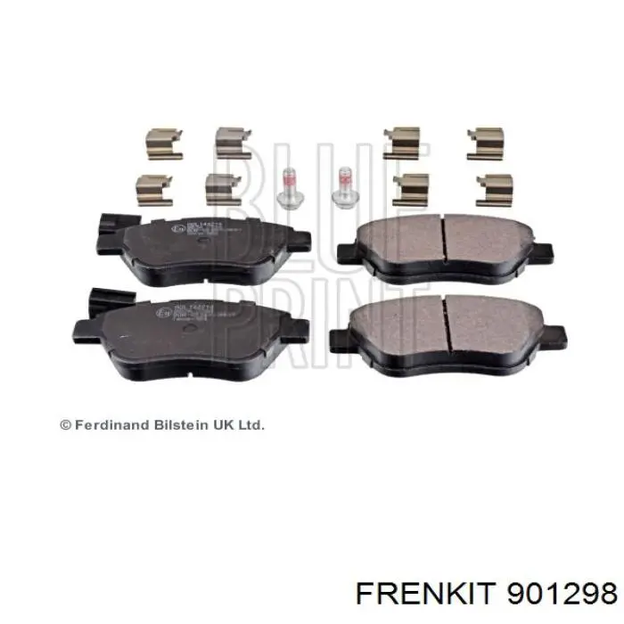 901298 Frenkit Kit de molas de fixação de sapatas de disco traseiras