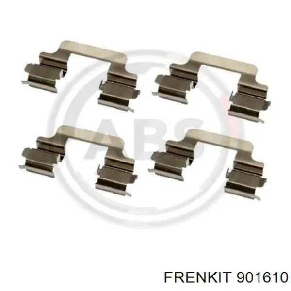 Kit de molas de fixação de sapatas de disco dianteiras Frenkit 901610 preço, a partir de 13,68 USD