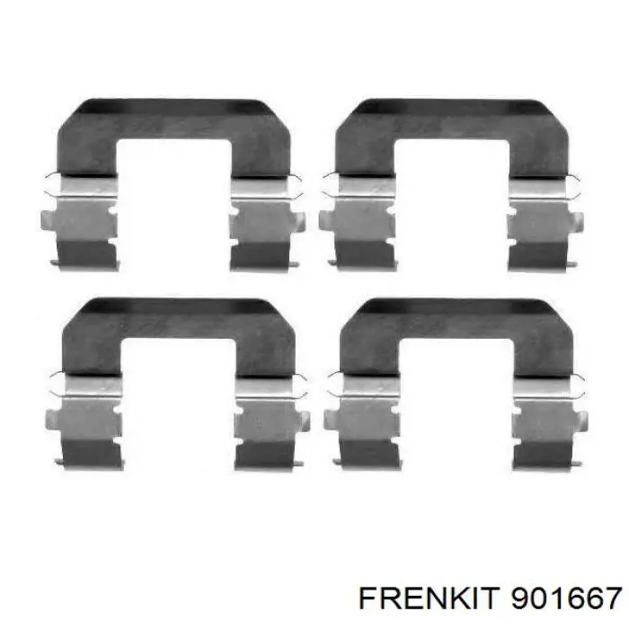 Kit de molas de fixação de sapatas de disco traseiras Frenkit 901667 preço, a partir de 7,57 USD