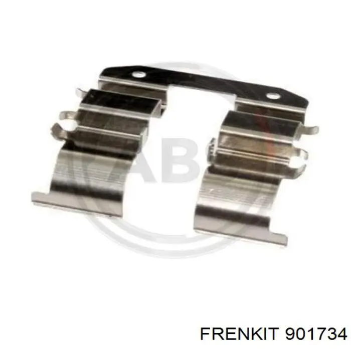 901734 Frenkit Kit de molas de fixação de sapatas de disco traseiras