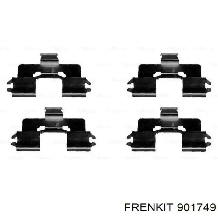 Chapa anti-ruído de fixação de sapata do freio traseira Frenkit 901749 preço, a partir de 5,31 USD