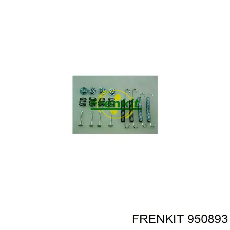 950893 Frenkit Kit de montagem das sapatas traseiras de tambor
