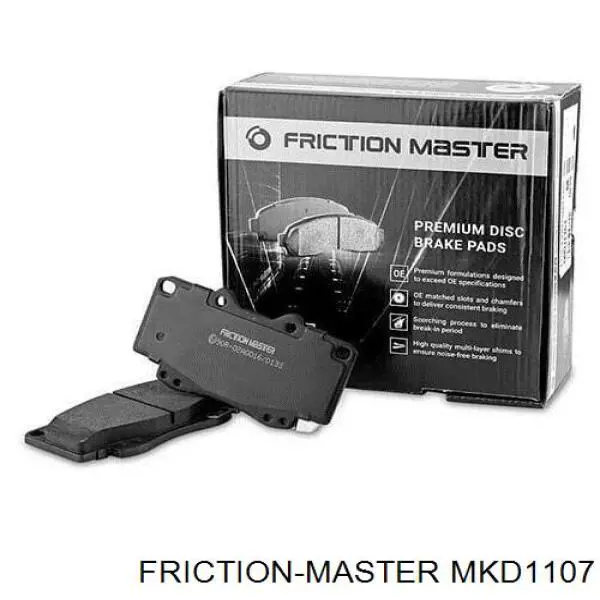 Compre MKD1107 Friction Master Sapatas do freio dianteiras de disco
