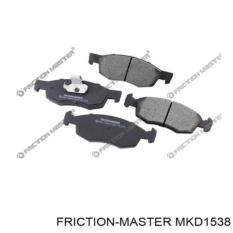 Compre MKD1538 Friction Master Sapatas do freio dianteiras de disco