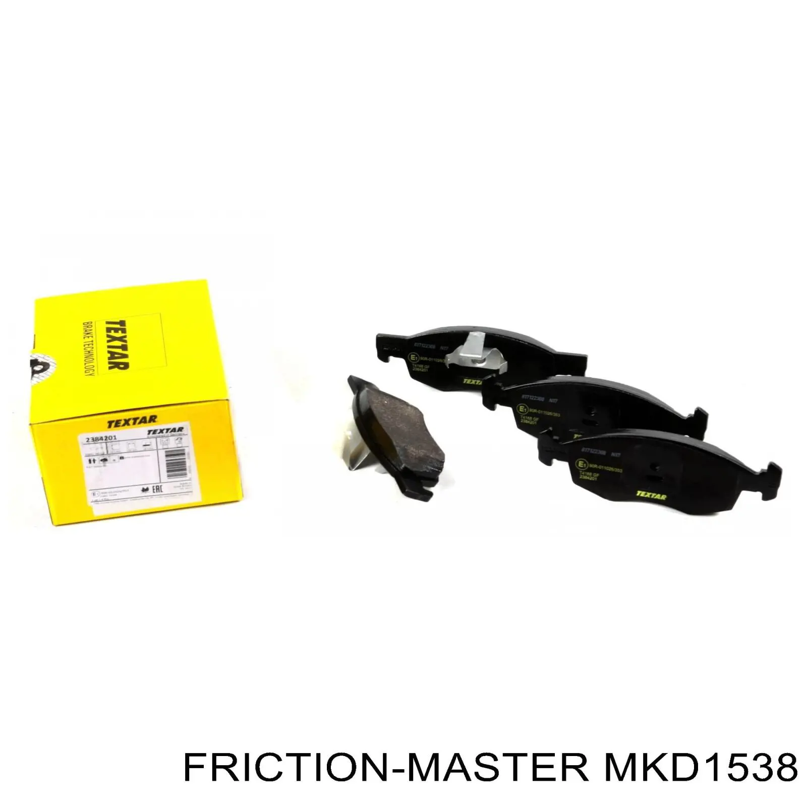 Sapatas do freio dianteiras de disco MKD1538 Friction Master