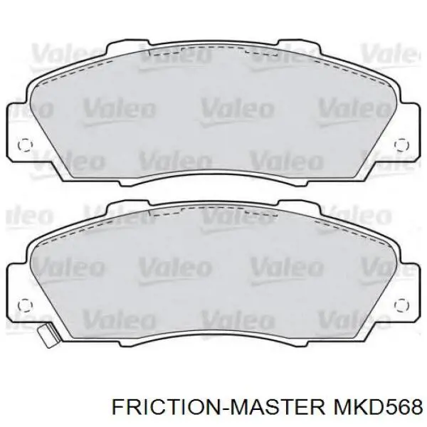 Compre MKD568 Friction Master Sapatas do freio dianteiras de disco
