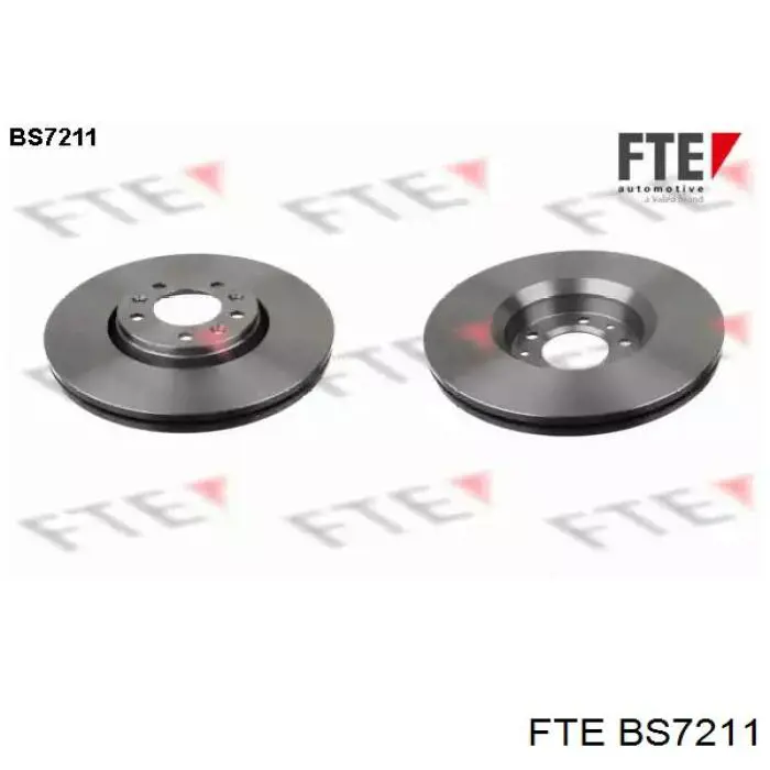 BS7211 FTE Disco do freio dianteiro