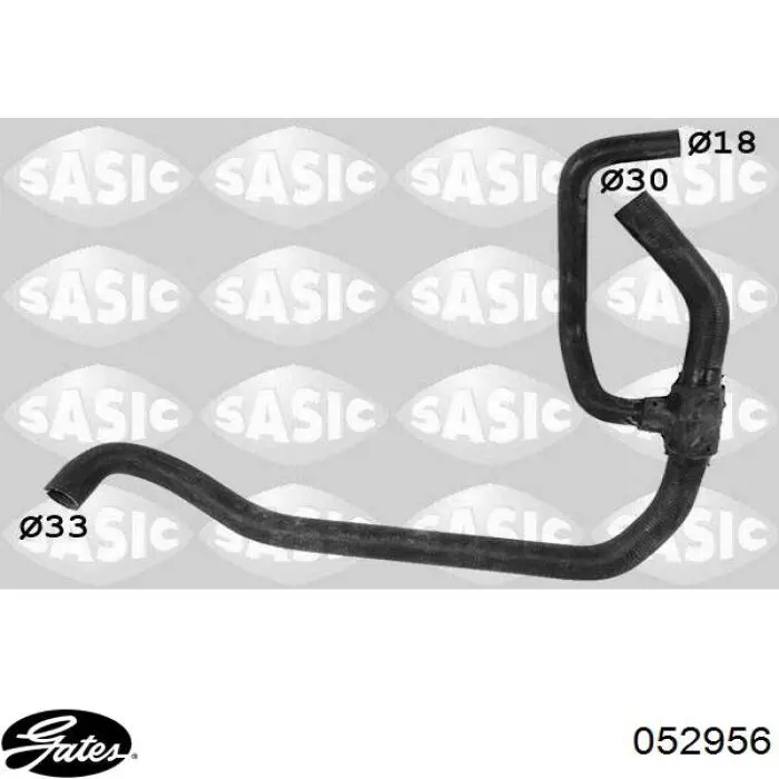 51780679 Fiat/Alfa/Lancia Mangueira (cano derivado) inferior do radiador de esfriamento