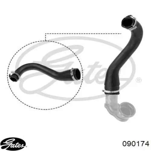 528143 Triclo Mangueira (cano derivado) de intercooler