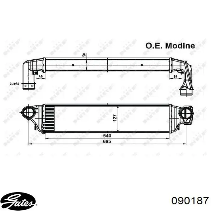 Mangueira (cano derivado) de intercooler Cautex 206025 preço, a partir de 45,48 USD