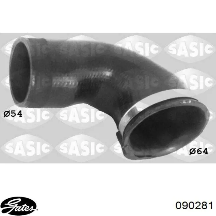 Mangueira (cano derivado) de intercooler Gates 090281 preço, a partir de 23,02 USD