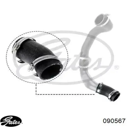 Mangueira (cano derivado) de intercooler Gates 090567 preço, a partir de 27,73 USD