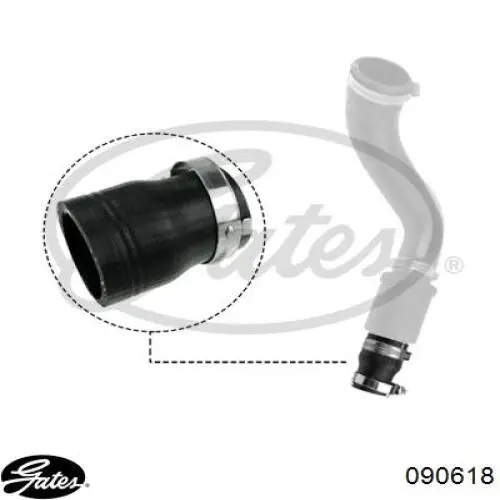 Mangueira (cano derivado) de intercooler Gates 090618 preço, a partir de 15,38 USD