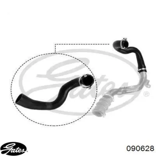 Mangueira (cano derivado) de intercooler Gates 090628 preço, a partir de 35,16 USD