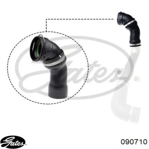 Mangueira (cano derivado) de intercooler Gates 090710 preço, a partir de 37,69 USD