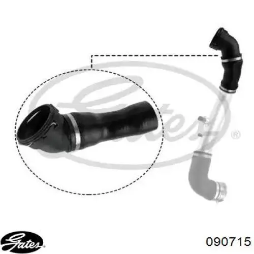 Mangueira (cano derivado) de intercooler Gates 090715 preço, a partir de 32,65 USD