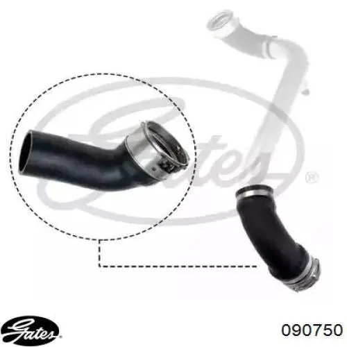 Mangueira (cano derivado) de intercooler Gates 090750 preço, a partir de 54,45 USD