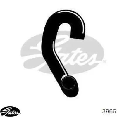 Mangueira (cano derivado) do radiador de esfriamento superior Gates 3966 preço, a partir de 15,28 USD
